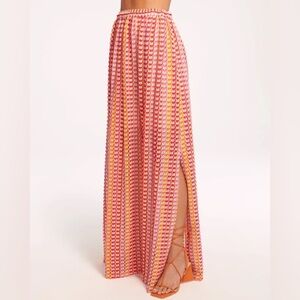 Brand new! Multicolor Ramy Brook Crochet Elisha Skirt with Slit